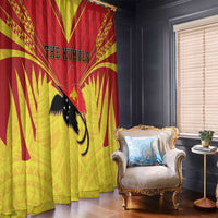 Papua New Guinea Rugby Window Curtain Kumuls Heritage LT05 - Polynesian Pride