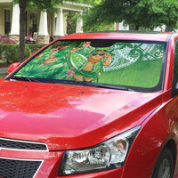 Aloha Hawaii St Patrick's Day Auto Sun Shade Polynesian Style LT05 - Polynesian Pride