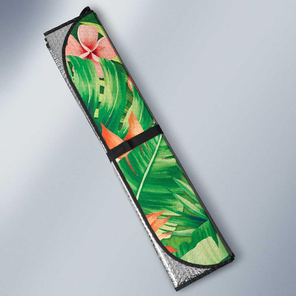 Aloha Hawaii St Patrick's Day Auto Sun Shade Polynesian Style LT05 - Polynesian Pride