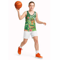 Aloha Hawaii St Patrick's Day Basketball Jersey Polynesian Style LT05 - Polynesian Pride