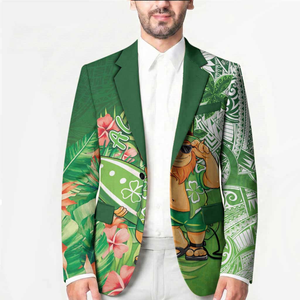 Aloha Hawaii St Patrick's Day Blazer Polynesian Style LT05 - Polynesian Pride