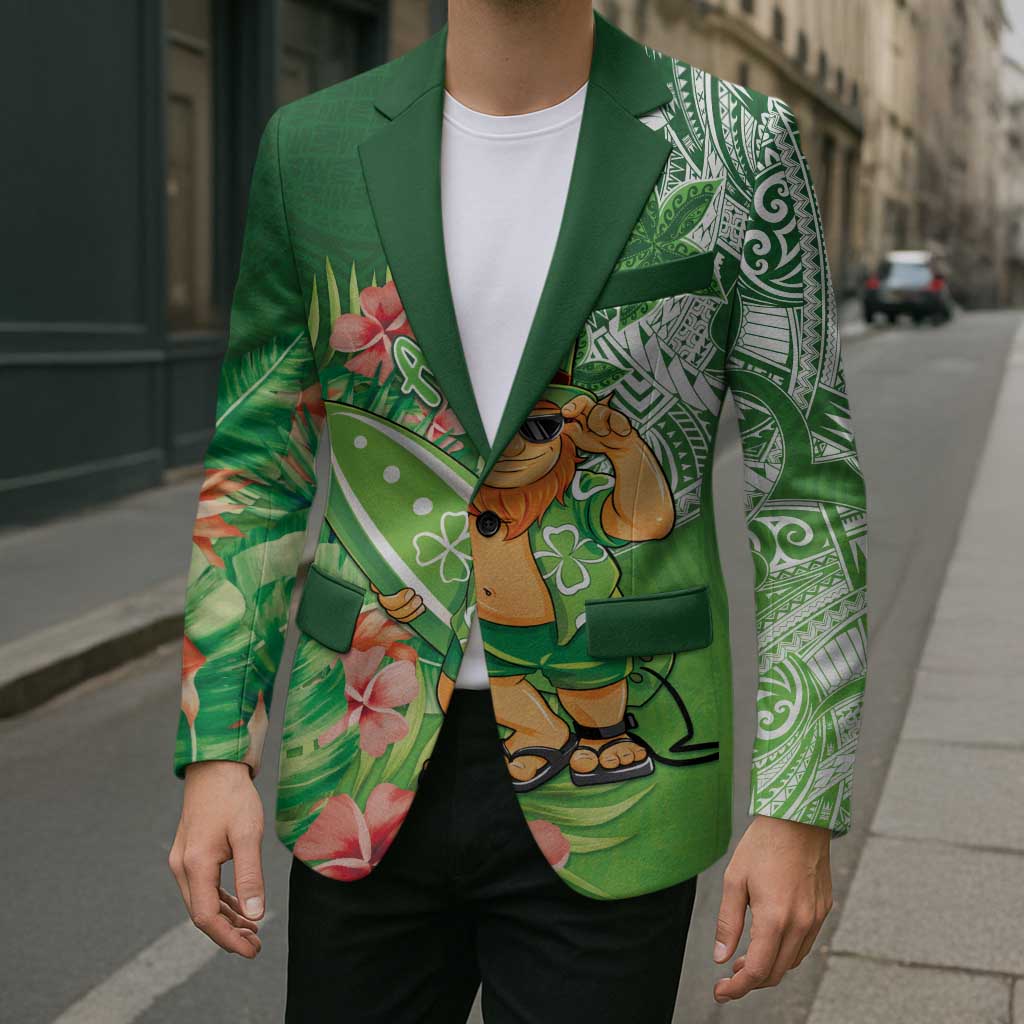 Aloha Hawaii St Patrick's Day Blazer Polynesian Style LT05 - Polynesian Pride