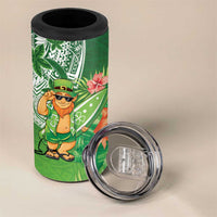 Aloha Hawaii St Patrick's Day 4 in 1 Can Cooler Tumbler Polynesian Style LT05 - Polynesian Pride