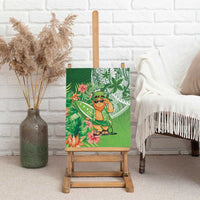 Aloha Hawaii St Patrick's Day Canvas Wall Art Polynesian Style LT05 - Polynesian Pride