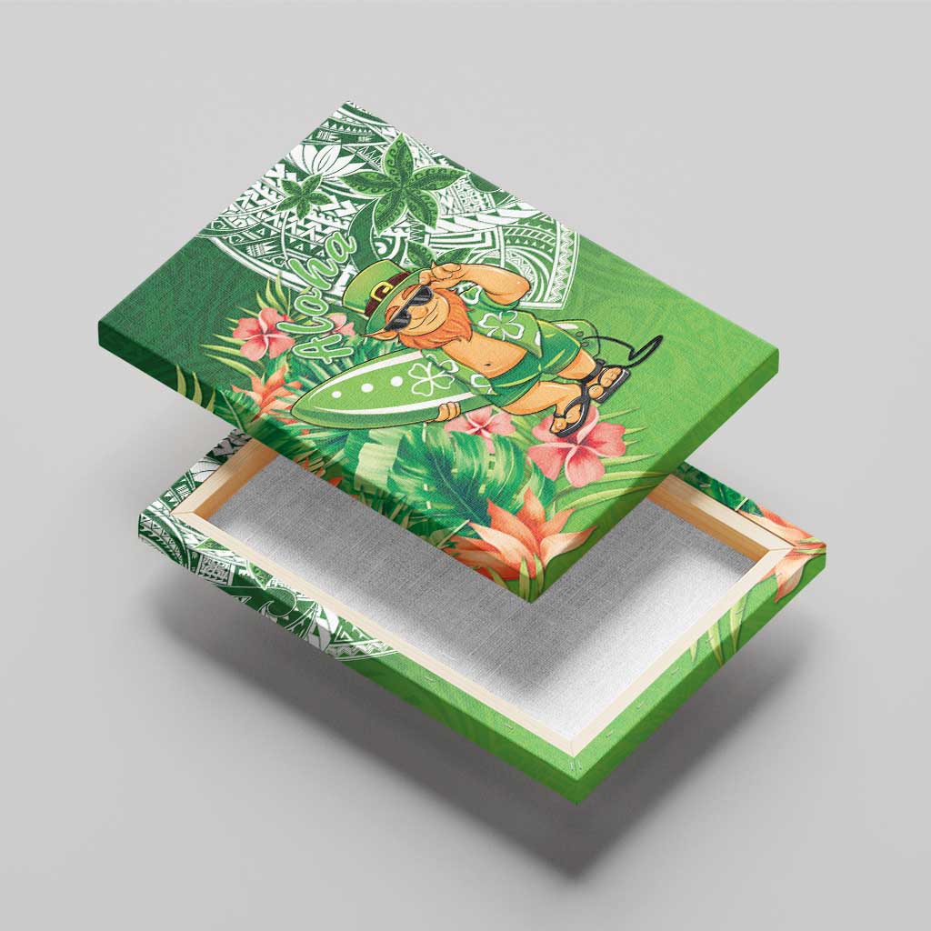 Aloha Hawaii St Patrick's Day Canvas Wall Art Polynesian Style LT05 - Polynesian Pride