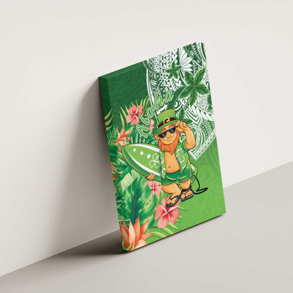 Aloha Hawaii St Patrick's Day Canvas Wall Art Polynesian Style LT05 - Polynesian Pride