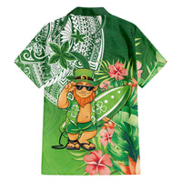 Aloha Hawaii St Patrick's Day Family Matching Summer Maxi Dress and Hawaiian Shirt Polynesian Style
