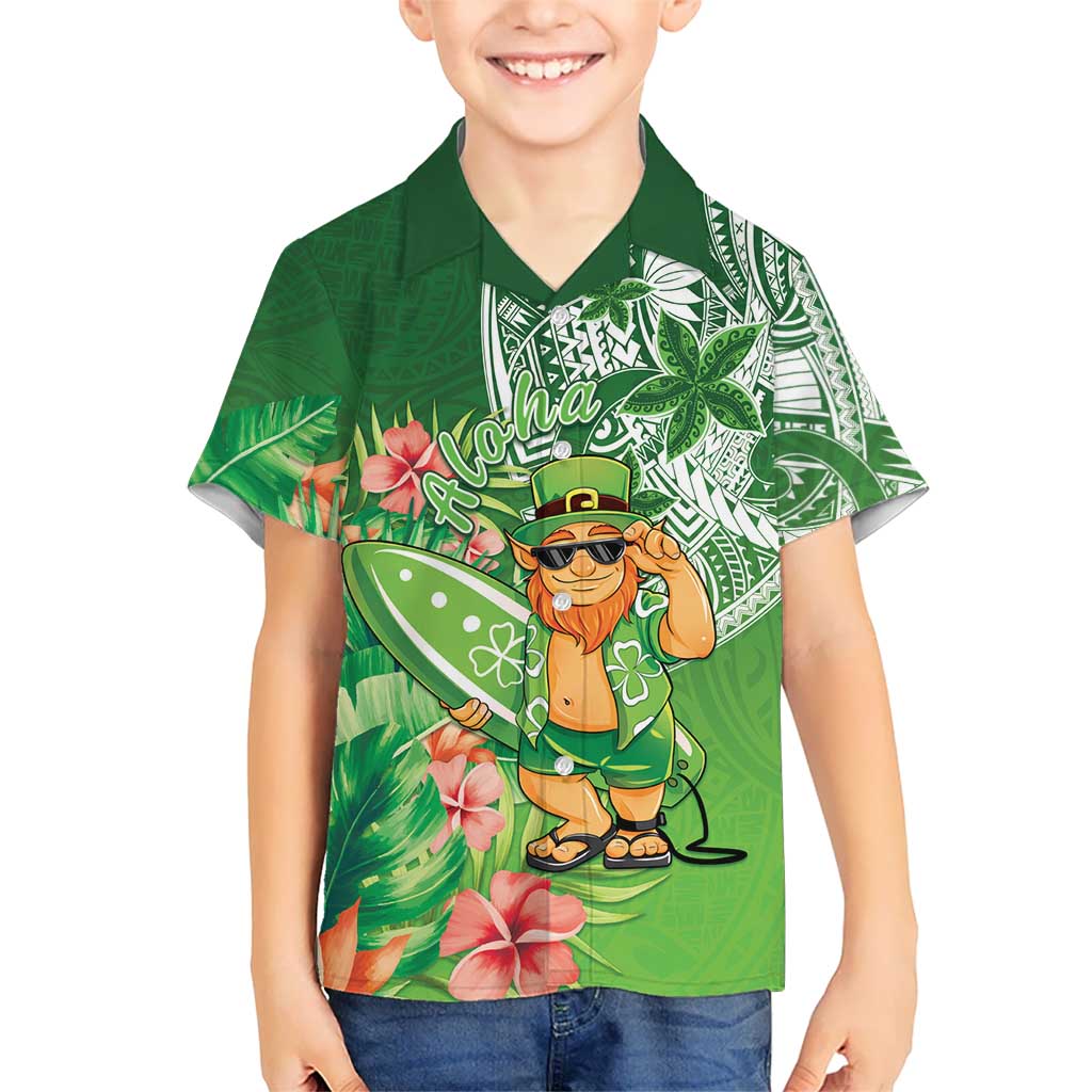 Aloha Hawaii St Patrick's Day Hawaiian Shirt Polynesian Style