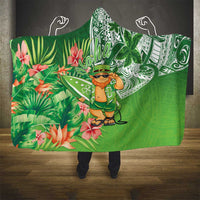 Aloha Hawaii St Patrick's Day Hooded Blanket Polynesian Style LT05 - Polynesian Pride