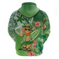 Aloha Hawaii St Patrick's Day Hoodie Polynesian Style LT05 - Polynesian Pride