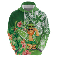 Aloha Hawaii St Patrick's Day Hoodie Polynesian Style LT05 - Polynesian Pride
