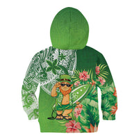 Aloha Hawaii St Patrick's Day Kid Hoodie Polynesian Style LT05 - Polynesian Pride