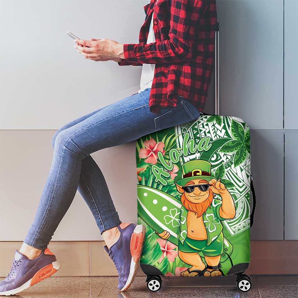 Aloha Hawaii St Patrick's Day Luggage Cover Polynesian Style LT05 - Polynesian Pride