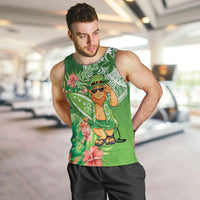 Aloha Hawaii St Patrick's Day Men Tank Top Polynesian Style LT05 Green - Polynesian Pride