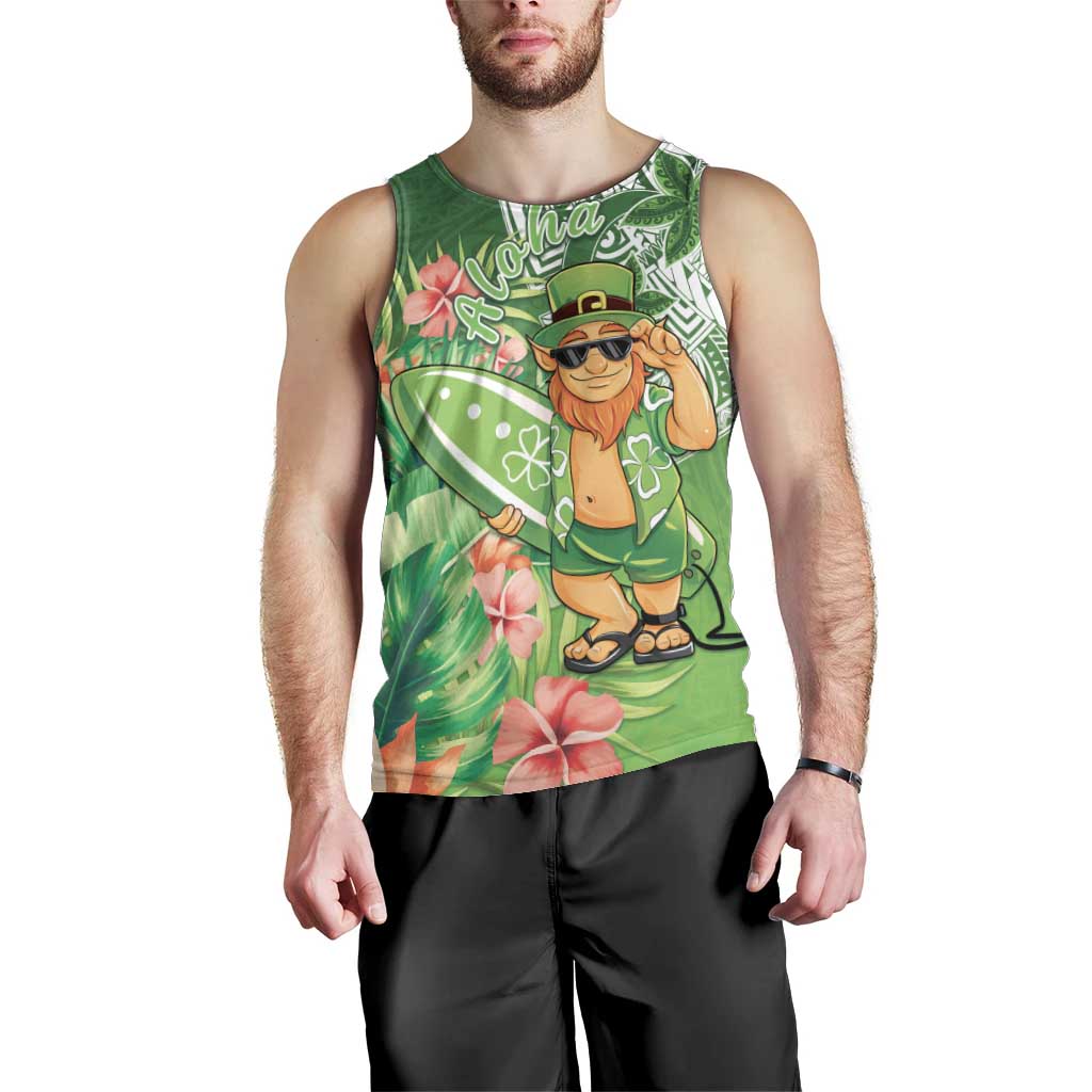 Aloha Hawaii St Patrick's Day Men Tank Top Polynesian Style LT05 - Polynesian Pride