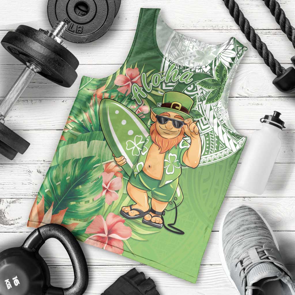 Aloha Hawaii St Patrick's Day Men Tank Top Polynesian Style LT05 - Polynesian Pride