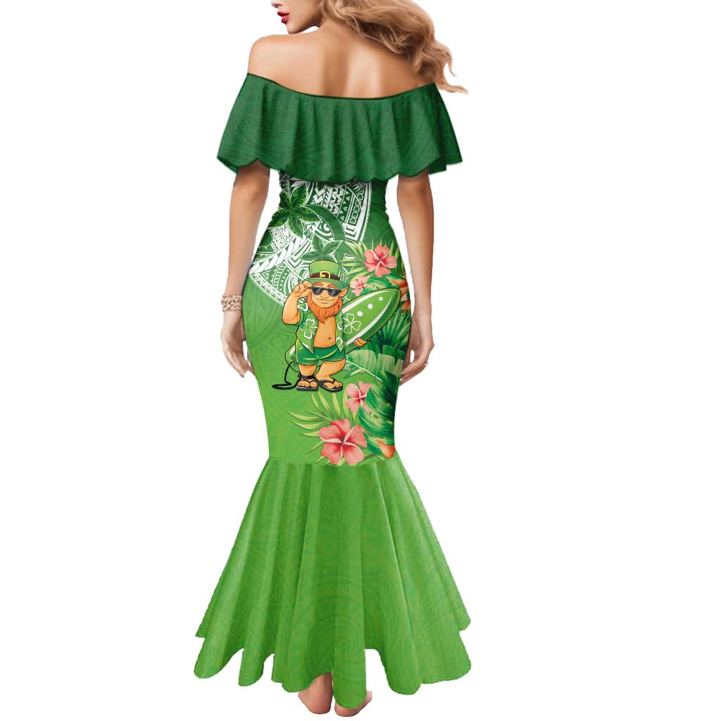 Aloha Hawaii St Patrick's Day Mermaid Dress Polynesian Style LT05 - Polynesian Pride