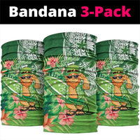 Aloha Hawaii St Patrick's Day Neck Gaiter Polynesian Style