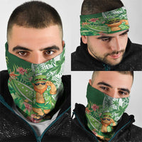 Aloha Hawaii St Patrick's Day Neck Gaiter Polynesian Style