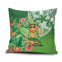 Aloha Hawaii St Patrick's Day Pillow Cover Polynesian Style LT05 Green - Polynesian Pride