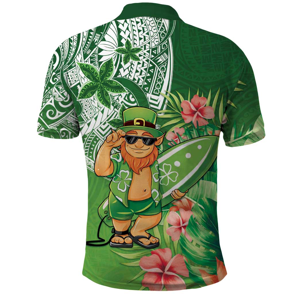 Aloha Hawaii St Patrick's Day Polo Shirt Polynesian Style LT05 - Polynesian Pride