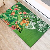 Aloha Hawaii St Patrick's Day Rubber Doormat Polynesian Style LT05 - Polynesian Pride