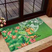 Aloha Hawaii St Patrick's Day Rubber Doormat Polynesian Style LT05 - Polynesian Pride