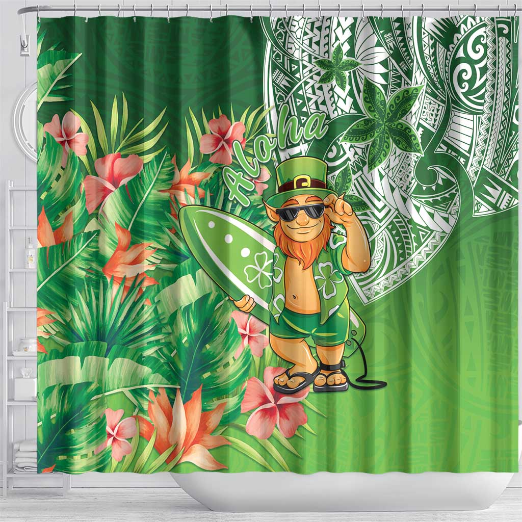 Aloha Hawaii St Patrick's Day Shower Curtain Polynesian Style LT05 - Polynesian Pride