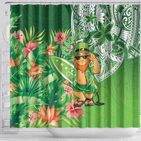 Aloha Hawaii St Patrick's Day Shower Curtain Polynesian Style LT05 - Polynesian Pride