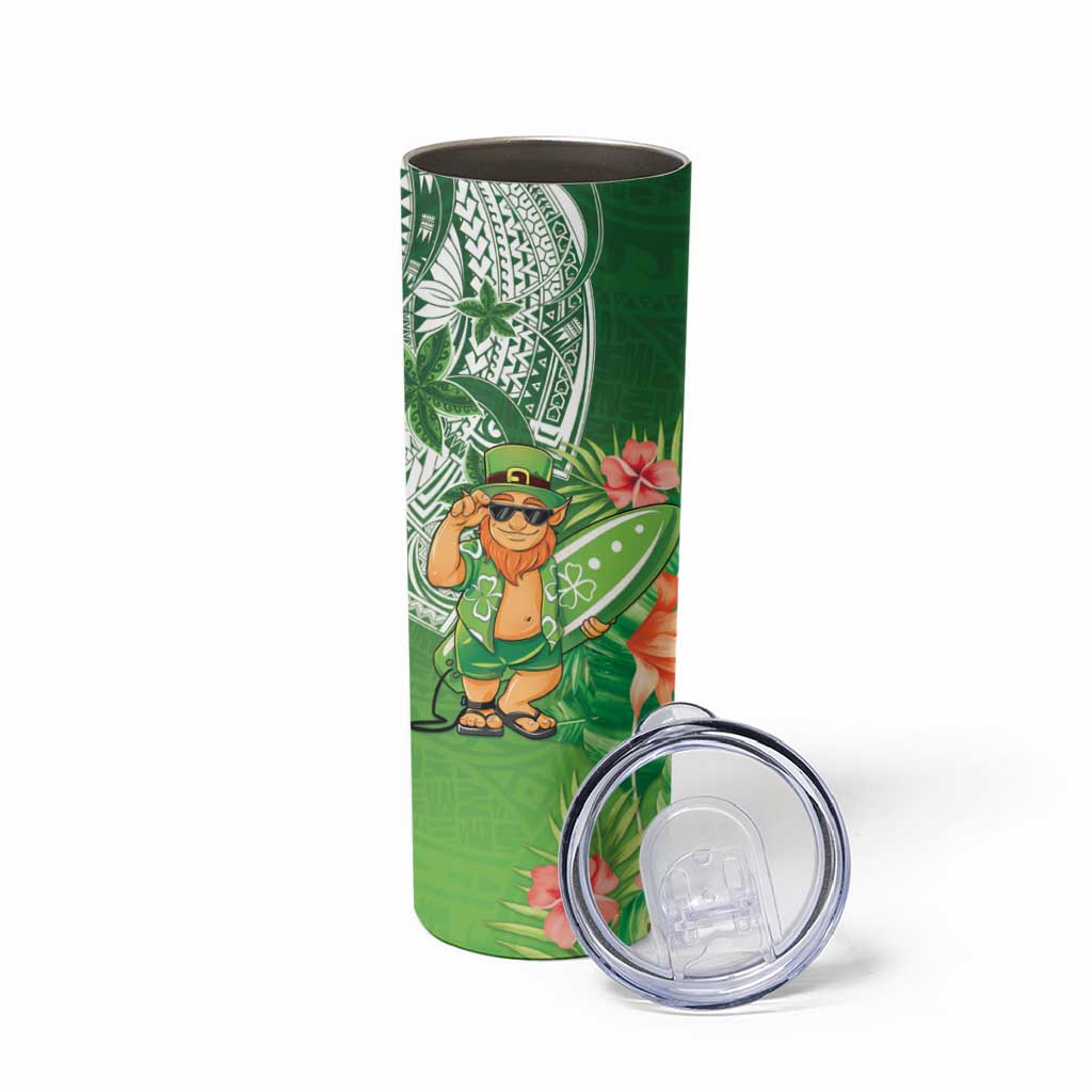 Aloha Hawaii St Patrick's Day Skinny Tumbler Polynesian Style LT05 - Polynesian Pride