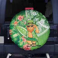 Aloha Hawaii St Patrick's Day Spare Tire Cover Polynesian Style LT05 No hole Green - Polynesian Pride