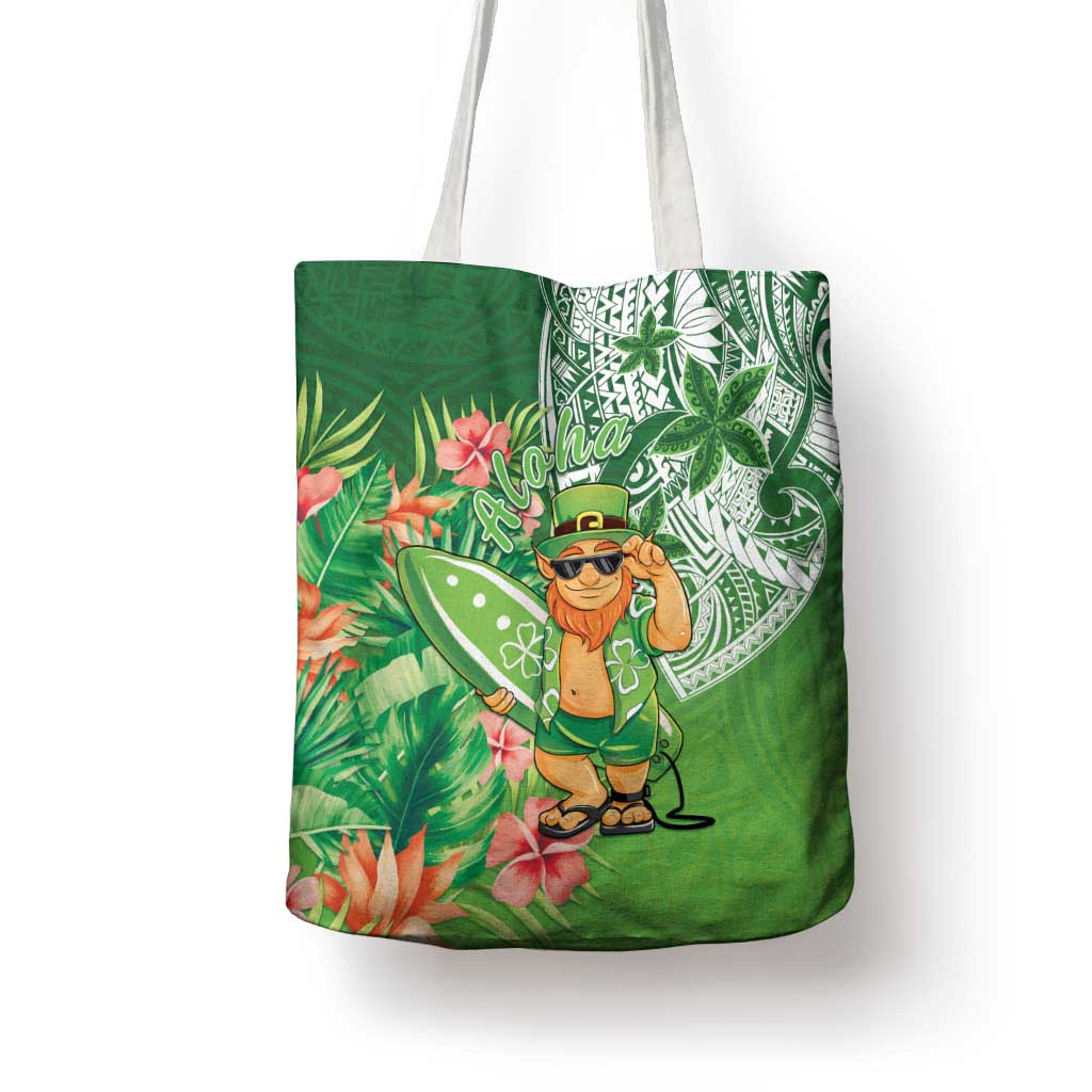 Aloha Hawaii St Patrick's Day Tote Bag Polynesian Style LT05 - Polynesian Pride