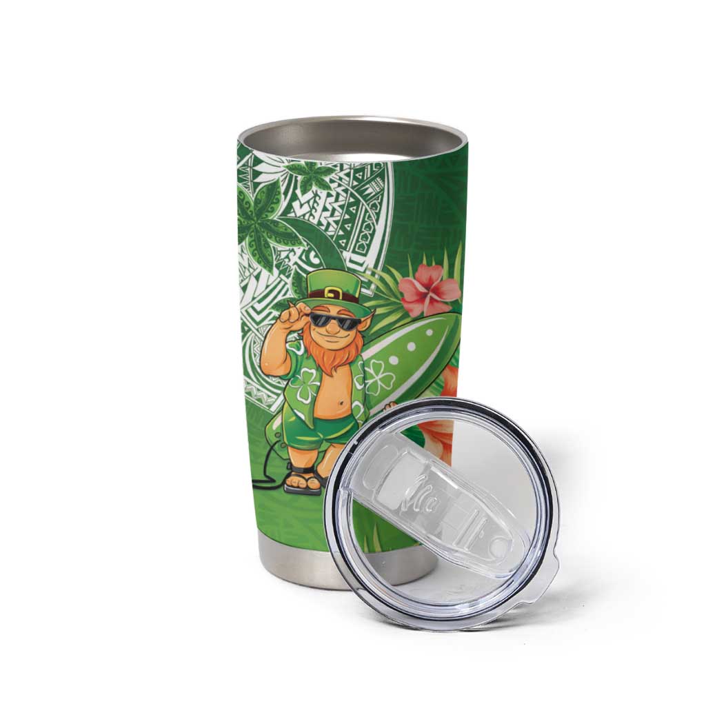 Aloha Hawaii St Patrick's Day Tumbler Cup Polynesian Style LT05 - Polynesian Pride