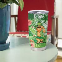 Aloha Hawaii St Patrick's Day Tumbler Cup Polynesian Style LT05 - Polynesian Pride