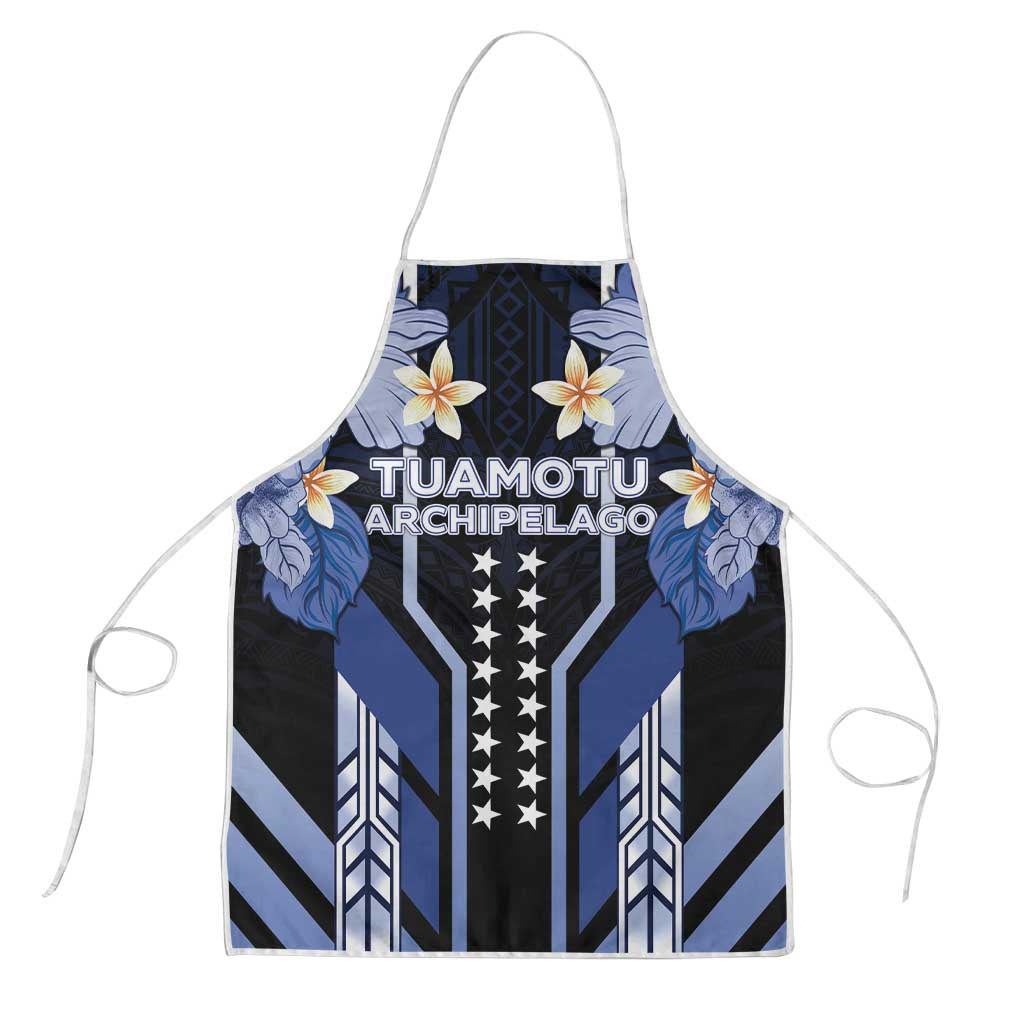 French Polynesia Tuamotu Archipelago Apron Polynesian Pattern Unique Style LT05 Navy - Polynesian Pride