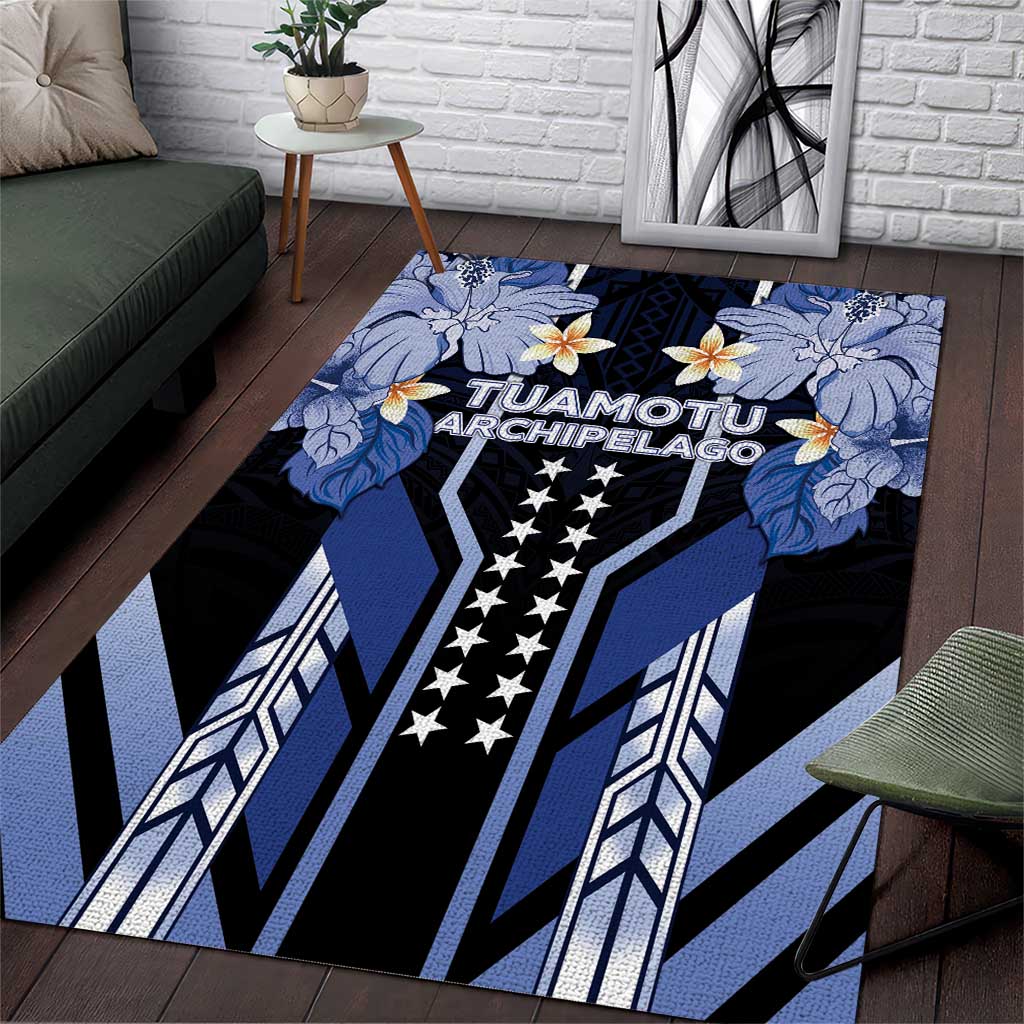 French Polynesia Tuamotu Archipelago Area Rug Polynesian Pattern Unique Style