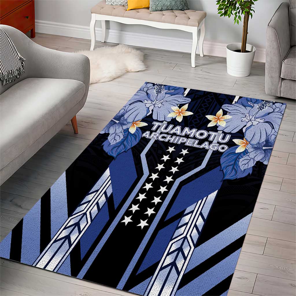 French Polynesia Tuamotu Archipelago Area Rug Polynesian Pattern Unique Style