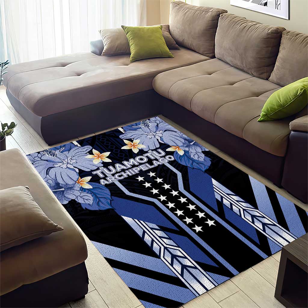 French Polynesia Tuamotu Archipelago Area Rug Polynesian Pattern Unique Style