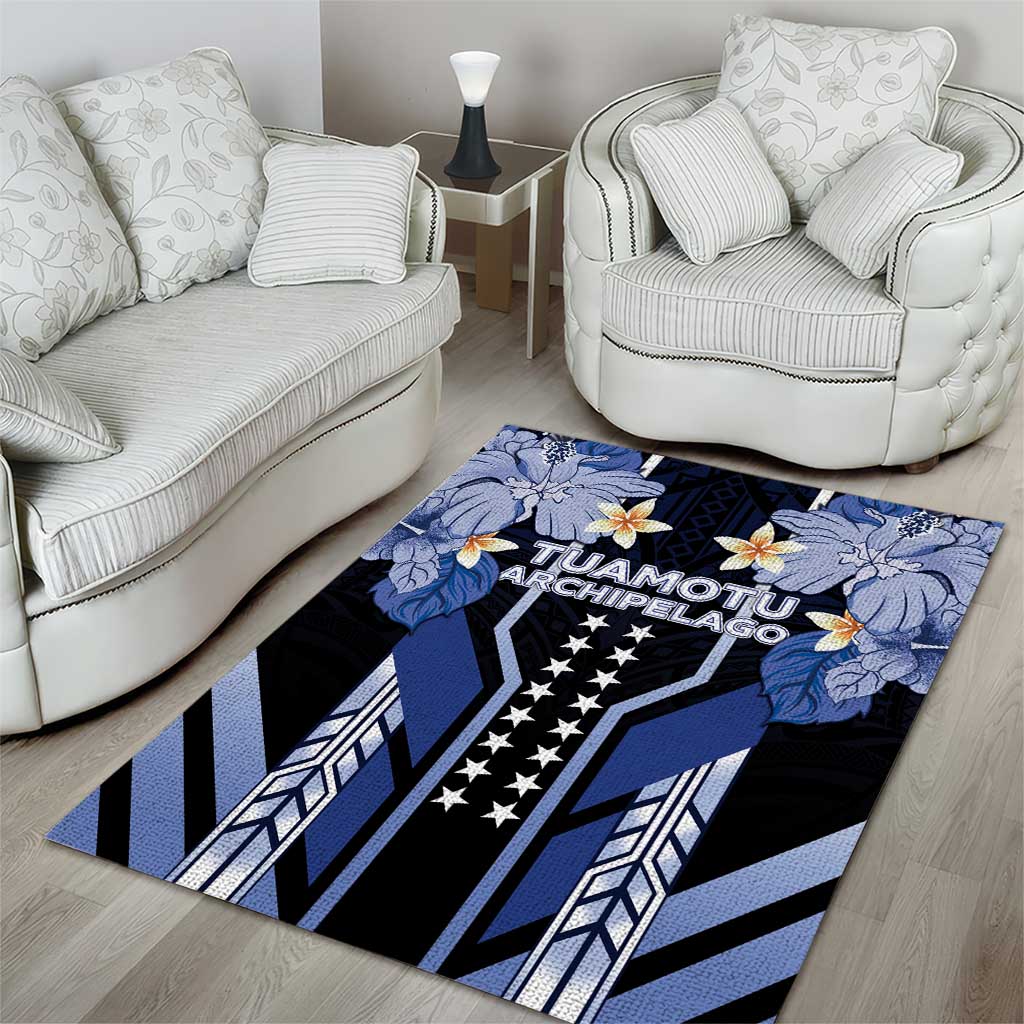 French Polynesia Tuamotu Archipelago Area Rug Polynesian Pattern Unique Style