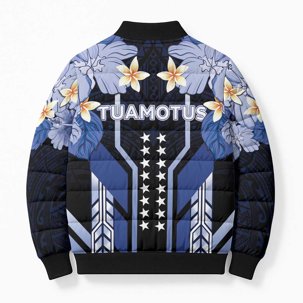 French Polynesia Tuamotu Archipelago Bomber Puffer Jacket Polynesian Pattern Unique Style LT05 - Polynesian Pride