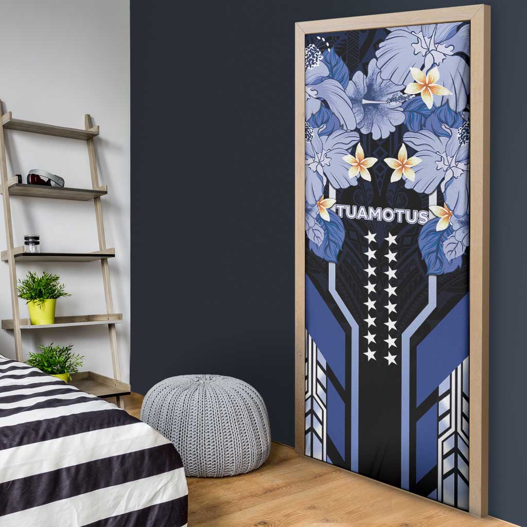 French Polynesia Tuamotu Archipelago Door Cover Polynesian Pattern Unique Style LT05 - Polynesian Pride