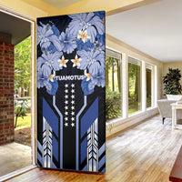 French Polynesia Tuamotu Archipelago Door Cover Polynesian Pattern Unique Style LT05 - Polynesian Pride