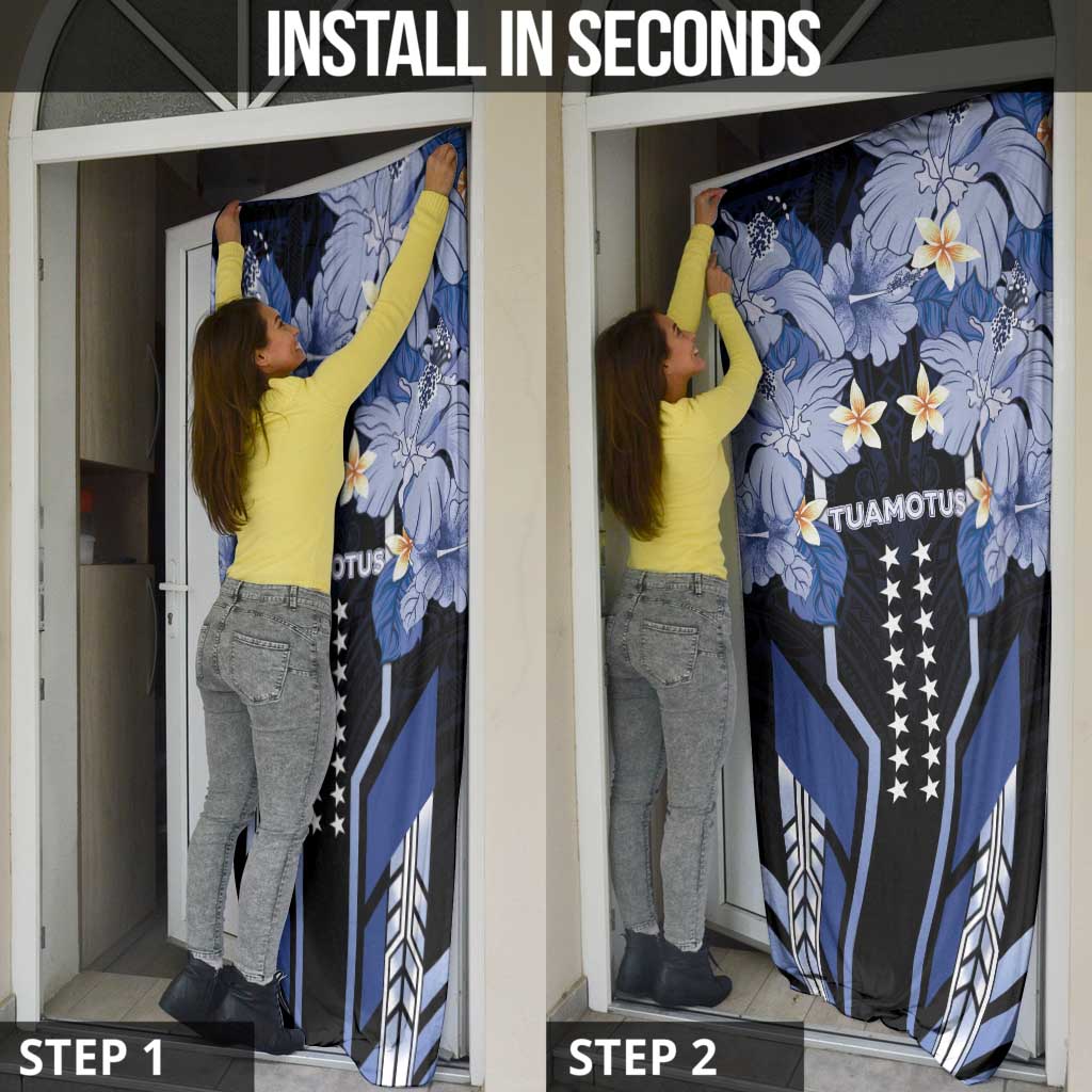 French Polynesia Tuamotu Archipelago Door Cover Polynesian Pattern Unique Style LT05 - Polynesian Pride