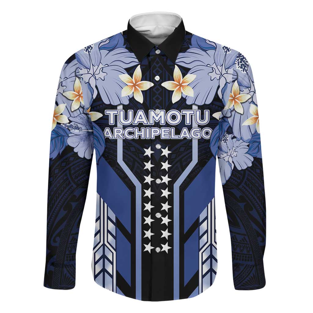French Polynesia Tuamotu Archipelago Family Matching Off Shoulder Maxi Dress and Hawaiian Shirt Polynesian Pattern Unique Style