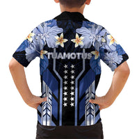 French Polynesia Tuamotu Archipelago Kid Hawaiian Shirt Polynesian Pattern Unique Style LT05 - Polynesian Pride