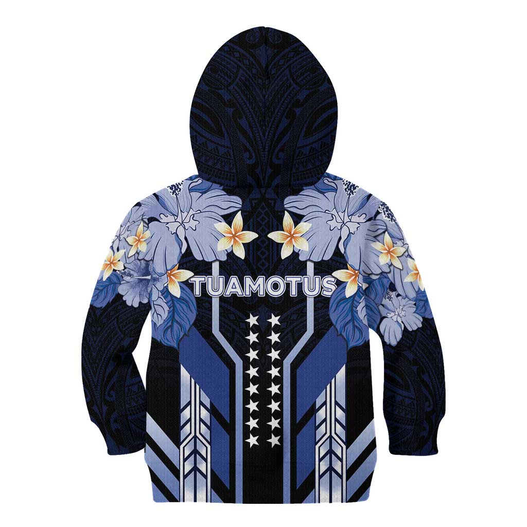 French Polynesia Tuamotu Archipelago Kid Hoodie Polynesian Pattern Unique Style LT05 - Polynesian Pride