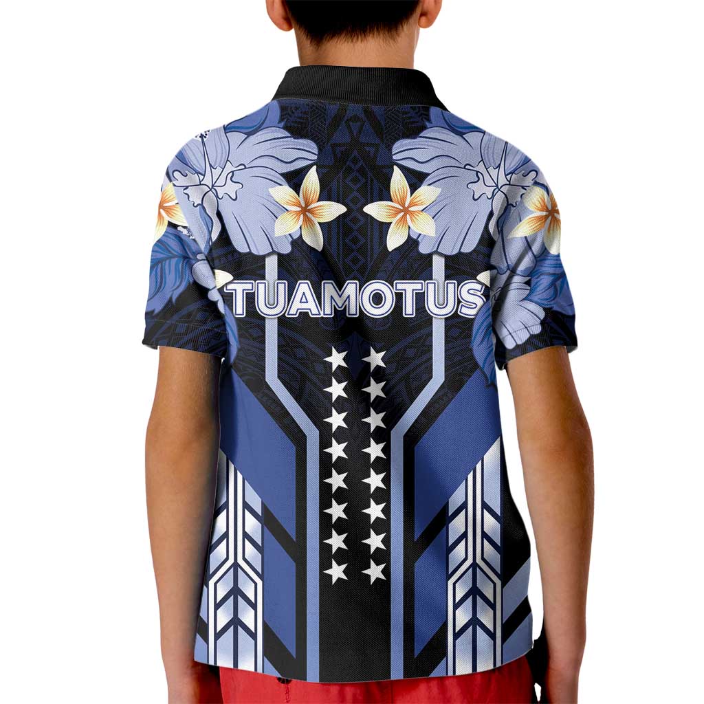 French Polynesia Tuamotu Archipelago Kid Polo Shirt Polynesian Pattern Unique Style LT05 - Polynesian Pride