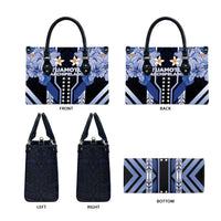 French Polynesia Tuamotu Archipelago Leather Bag Polynesian Pattern Unique Style LT05 - Polynesian Pride