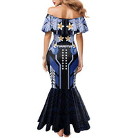 French Polynesia Tuamotu Archipelago Mermaid Dress Polynesian Pattern Unique Style LT05 - Polynesian Pride