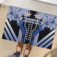 French Polynesia Tuamotu Archipelago Rubber Doormat Polynesian Pattern Unique Style LT05 - Polynesian Pride